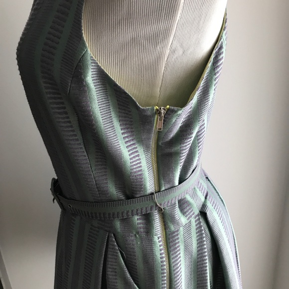 Hunter Dixon Silk Striped Dress - Picture 6 of 10